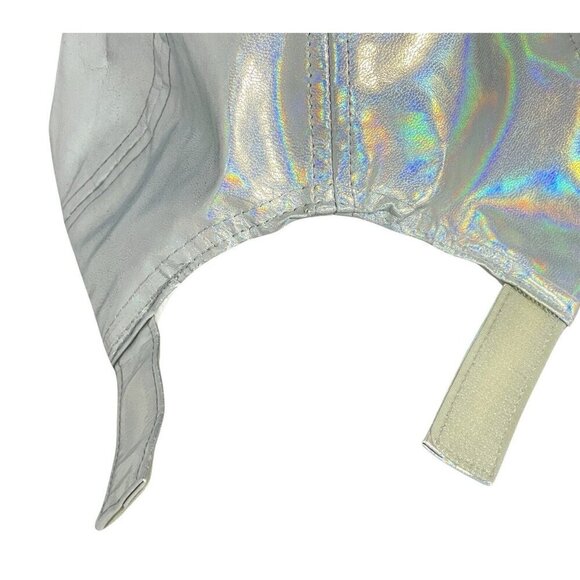 MONSTER HIGH Girls Shiny Silver Cap Logo Skull One Size (4-16) Adjustable NEW - Picture 8 of 13